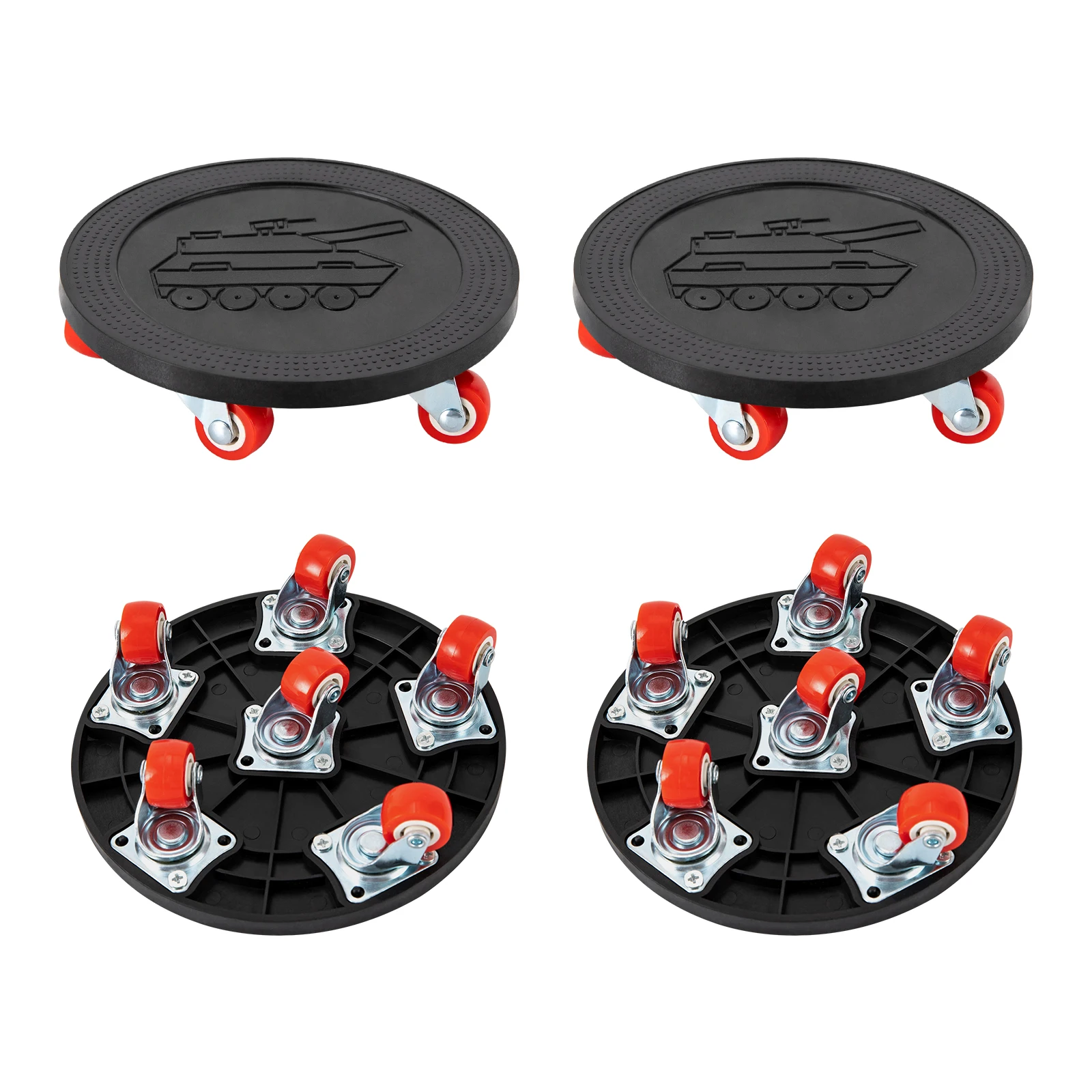 4Pcs Professional Furniture Transport Lifter Tool Set 360° Rotating Stuffs Moving Hand Tools Set Furniture Mover