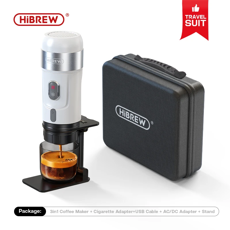 HiBREW Portable Car Home Coffee Maker - ماكينة قهو...