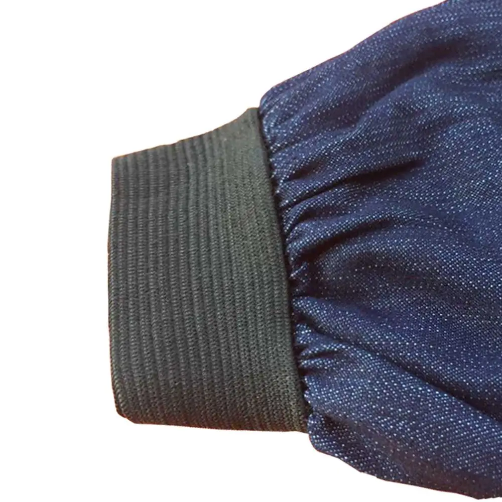 Welder Blue Cut Resistant Protective Heat Protection Denim Sleeve Oversleeve Arm Sleeves Welding Work Supply images - 6