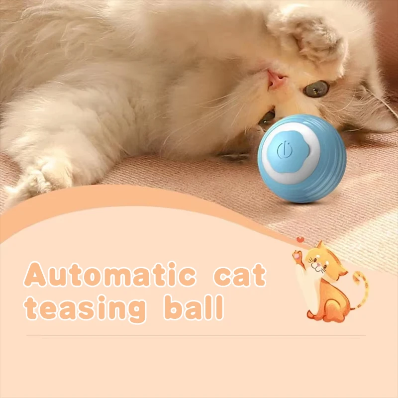 Xiaomi Rechargeable Smart Pet Ball Dog Cat Toy With Cool Lights Wear-resistant And Bite-resistant Intelligent Obstacle Avoidance 3