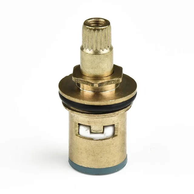 1pc 1/2" Single Faucet Cartridge Tap Replacement Parts Kitchen Bathroom Accessories Brass Shower Mixing Valve 6