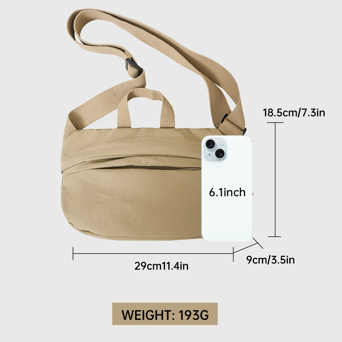 2025 New Men's Shoulder Bag Men's Outdoor Functional Multifunctional Shoulder Bag Boys Commuting Shoulder Bag Storage Bag Women