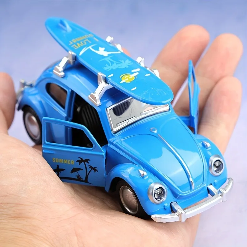 Fashionable Alloy Mini Car Model with Pullback Action – Durable and Battery-Free, Ideal Gift