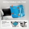 Dowinx Gaming Chair Breathable Fabric Computer Chair with Pocket Spring Cushion, Office Chair with Gel Pad and Storage Bag 4