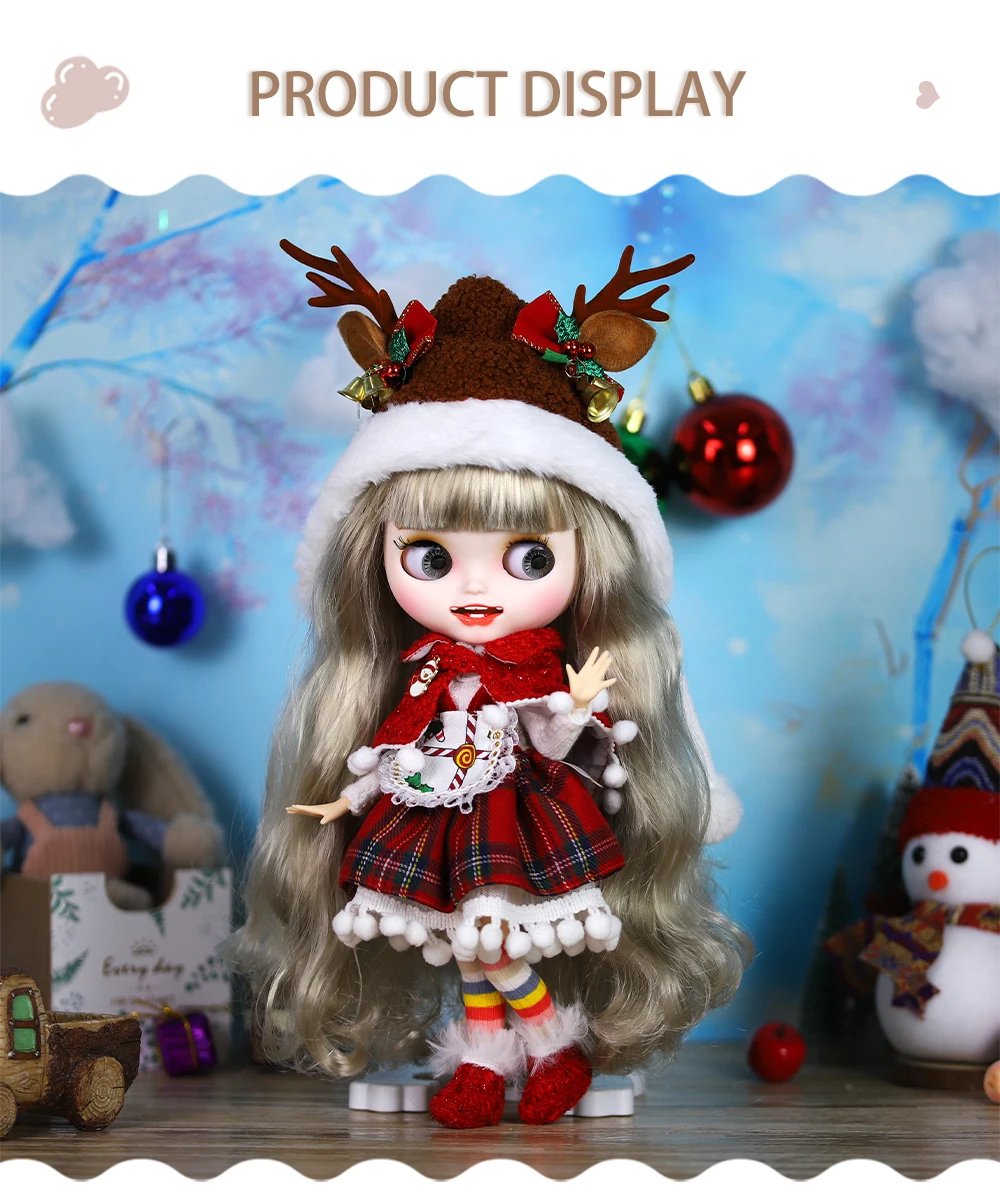 Neo Blythe Doll Christmas Costume 5