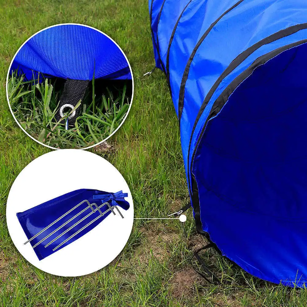 Pet Agility Training Tunnel Folding Crawling Tunnel Cat Dog Channel Pet Outdoor Sports Training Supplies Toy