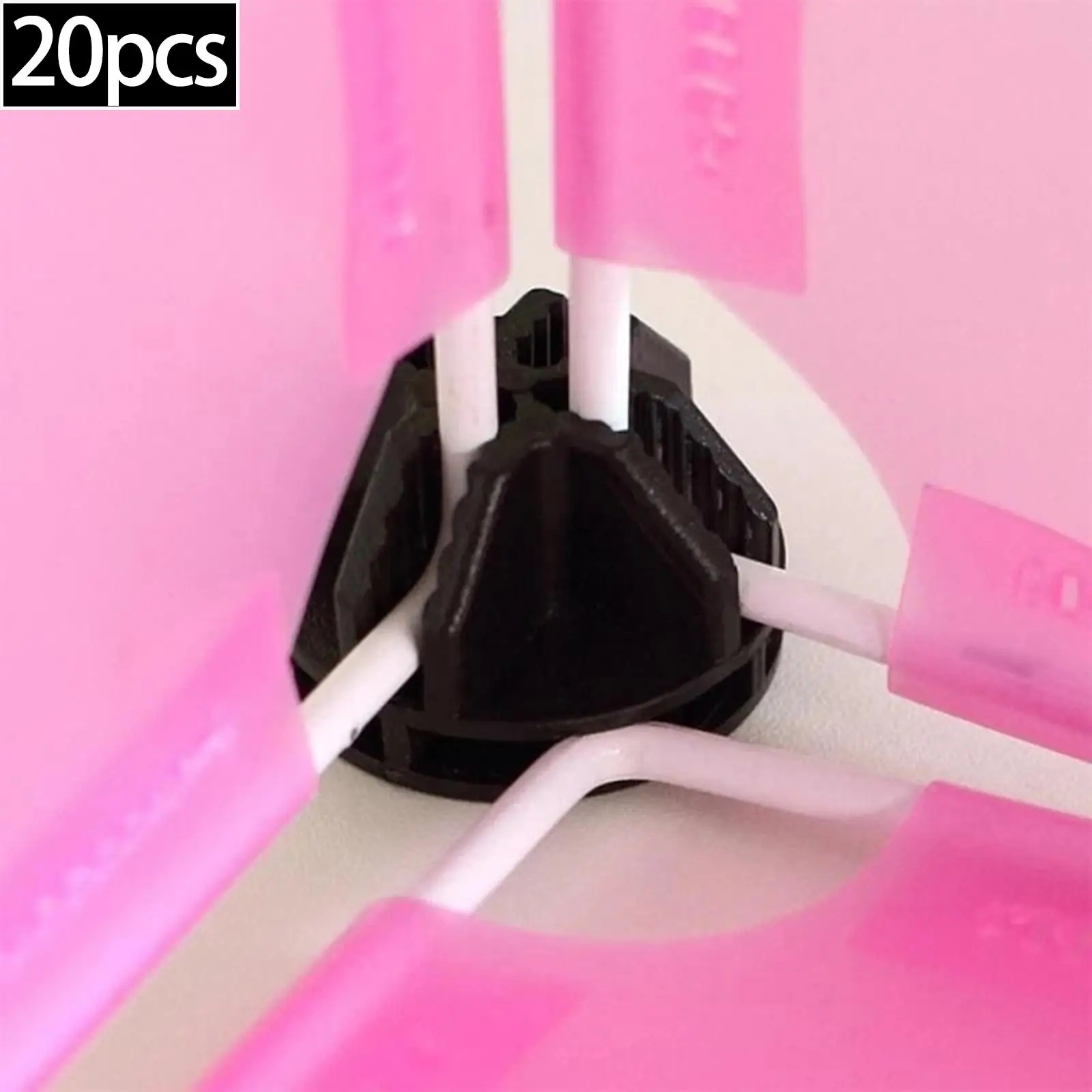 Set of 20 Storage Closet Cube Replacement Grid Connectors Grid Corner Cube
