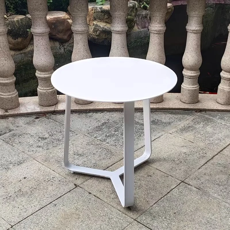 Outdoor Table and Chair Set Premium Patio Lounge Garden Terrace Villa Hotel Iron Relaxing Furniture Backyard Seating Combination