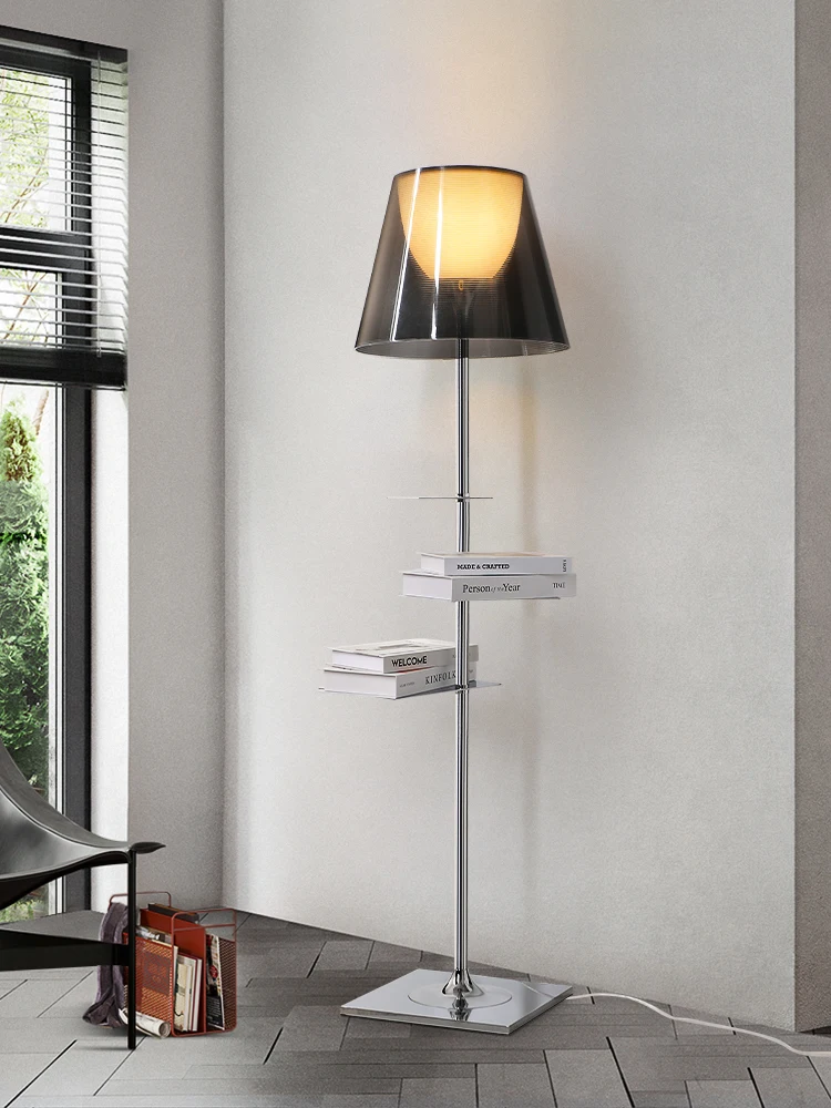 

Bookcase Floor Lamp Italian Living Room Sofa Vertical Lamp Design Sense Luxury Floor Lamp Bedroom Study