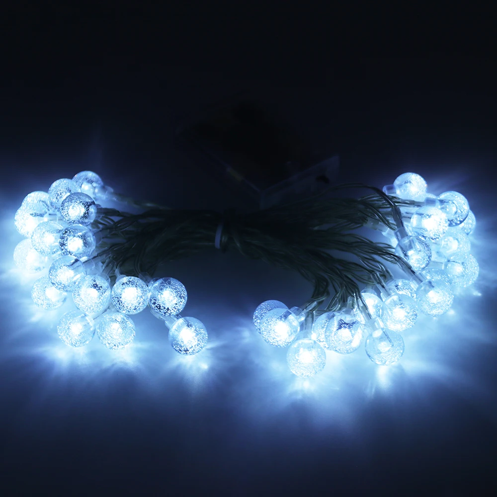 5V 1.5m 3m 6m10m Bubble Ball LED String Fairy Light USB/Battery Powered Warm White/RGB Wedding Christmas Party Home Decoration