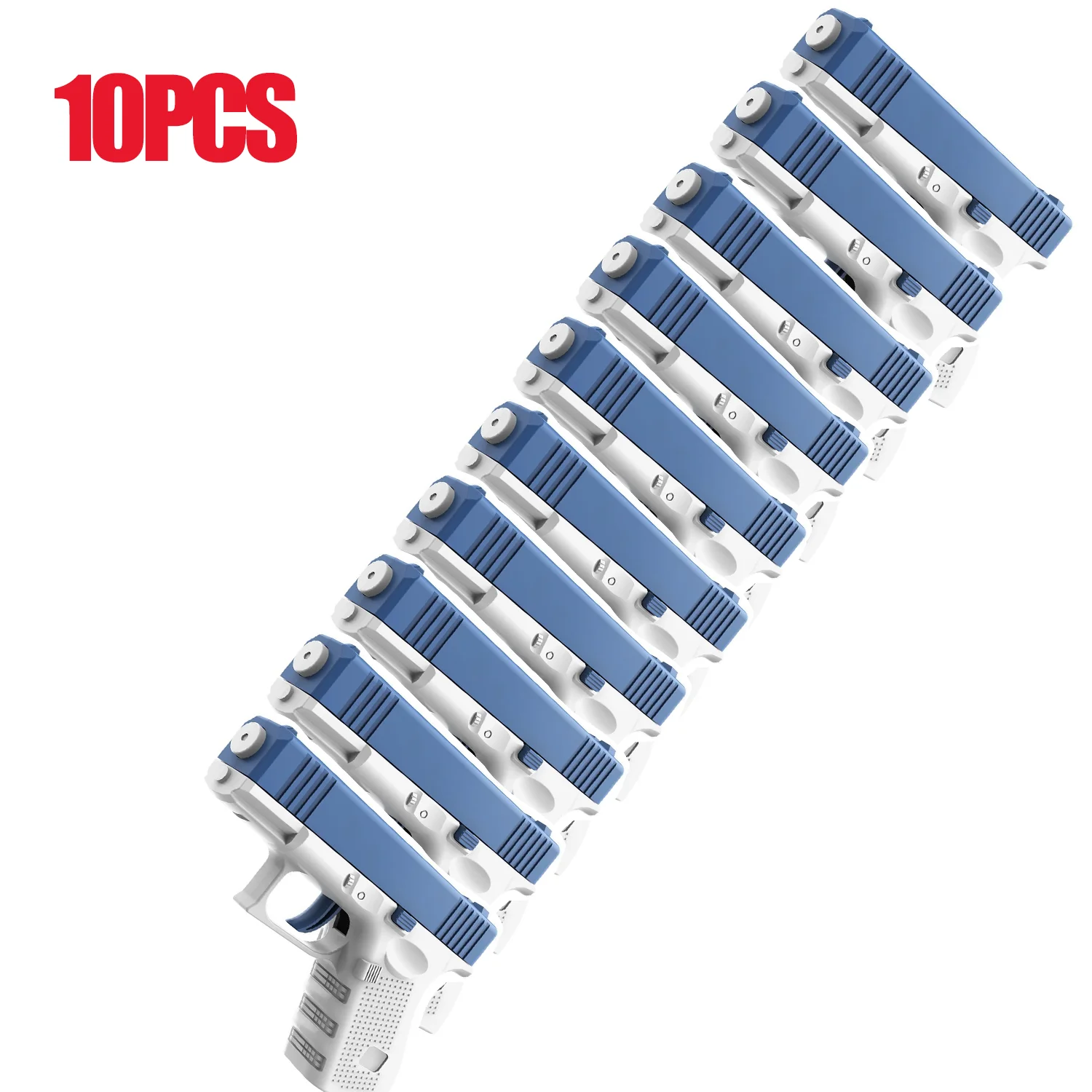GOWKE 10PCS New Water Gun NON Electric  Pistol Shooting Toy Full Automatic Summer Beach Toy For Kids Children Boys Girls Adults 3