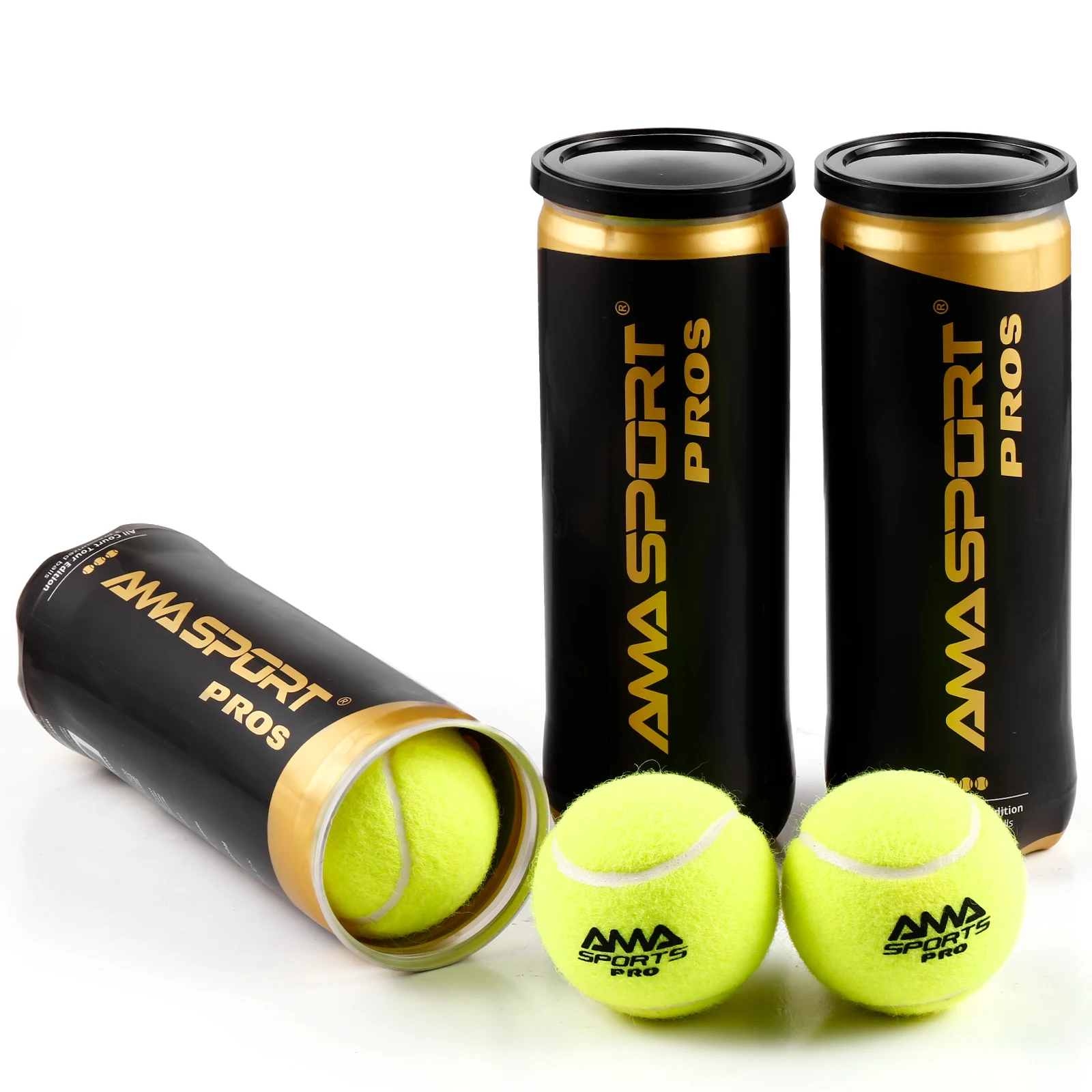 AMASPORT Pressurized Paddle Balls For Tournament Events Wool Woven For Durability Tennis Ball Accessories