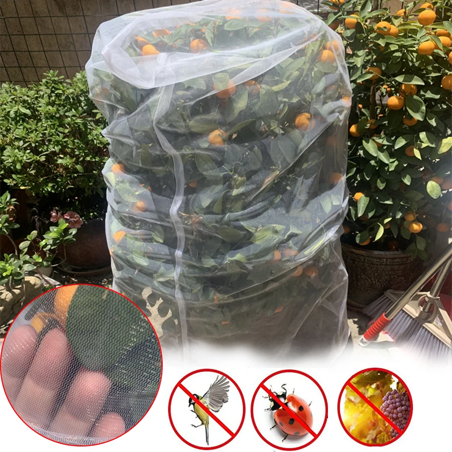 1pcs Plant Protection Bag Bonsai Tree Fruit Cover Bug Net Pest Control Anti-Bird Garden Orchard Farm Insect Net Garden Tools