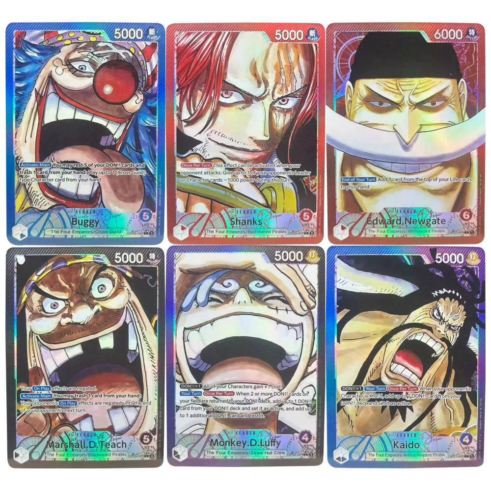 원피스 컬렉션 카드 게임 버기 샹크스 Monkey.D.Luffy Edward.New..