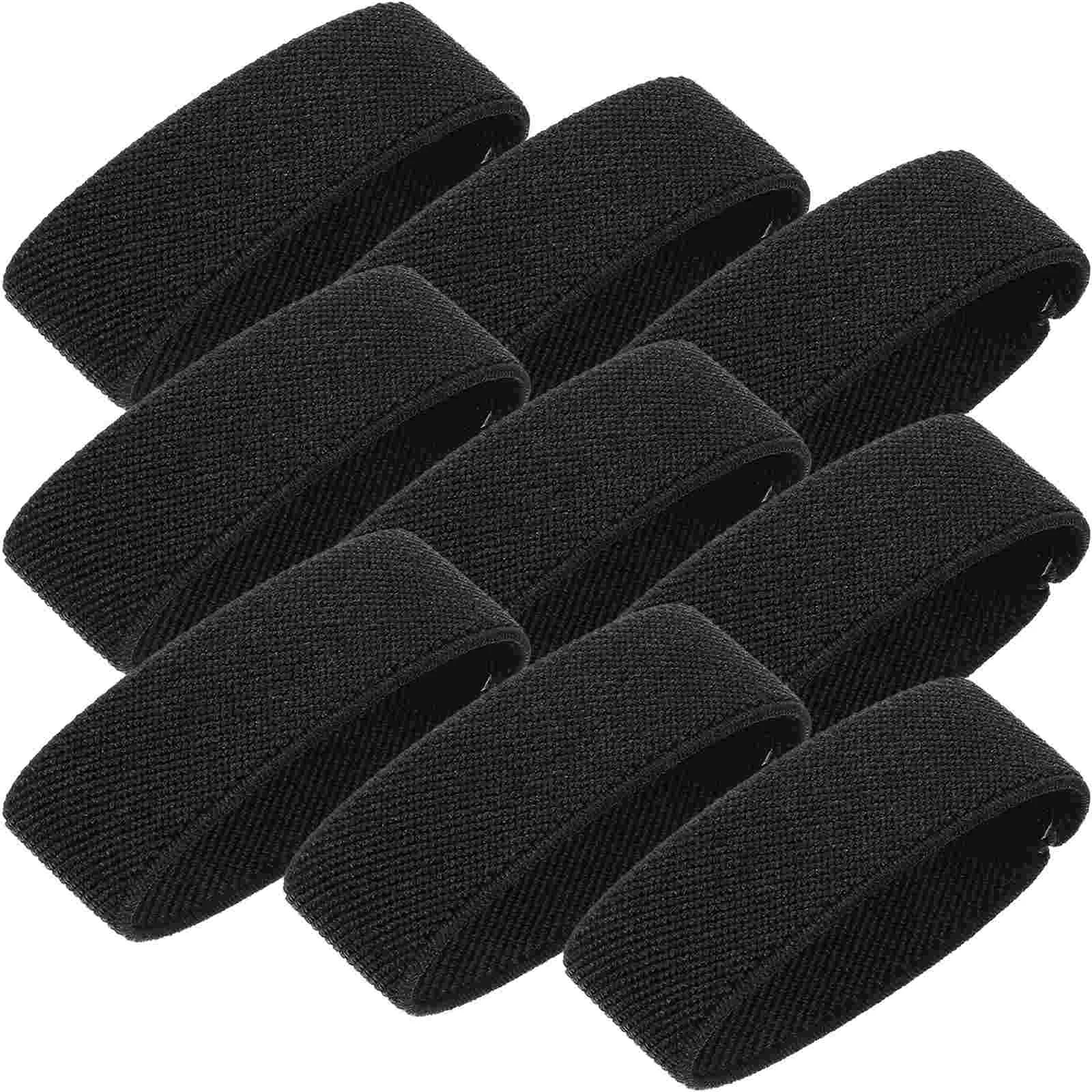 

32 Pcs Commemorate Police Mourning Belt Armband for Cloth Funeral Black Elastic Badge