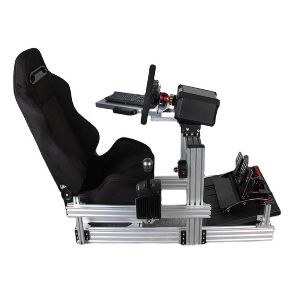 Game Diy Direct Drive Motion Sim Racing Simulator Rig Cockpit Seat  Handbrake Black Anodized Sim Racing Stand Simulator Drivingcd - Tool Parts  - AliExpress