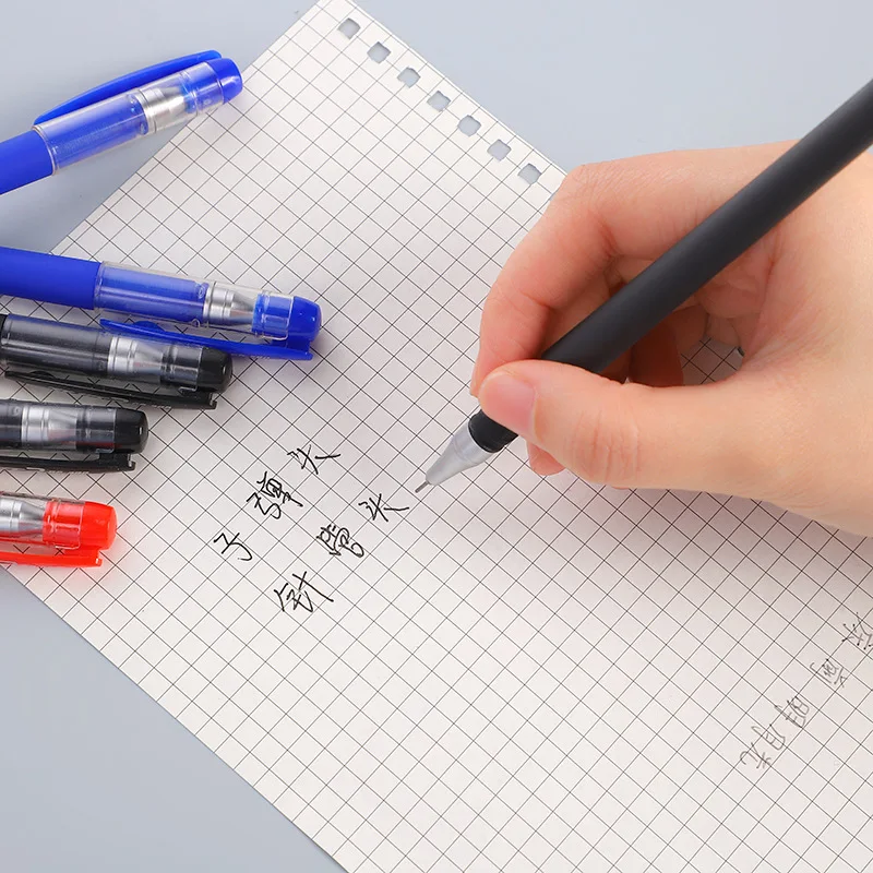 23Pcs Gel Pens Refills Set Black Blue Red Ink 0.5mm Ballpoint Pen Color Pen Set