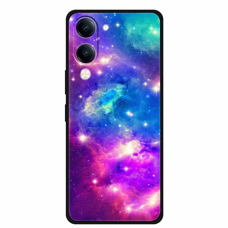 Starry Sky Painted Camera Protection Soft Silicone Case