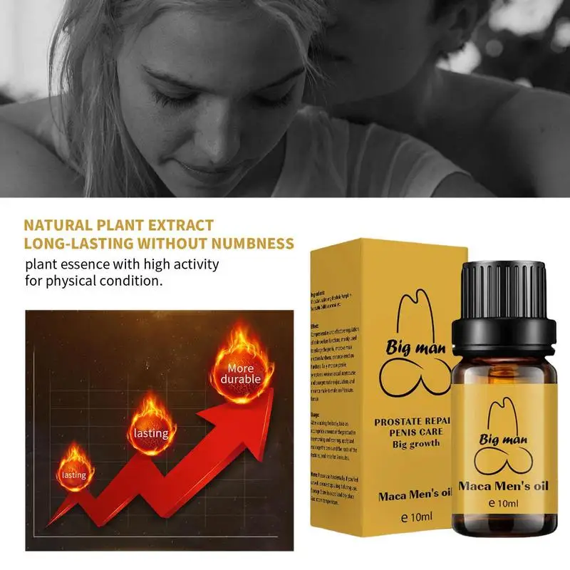 Penis Enlargement Oil Natural Men Maca Prostate Repair Penis Care Prevents Premature Ejaculation Oil 60 Minutes Erection Fast penis enlargement oil