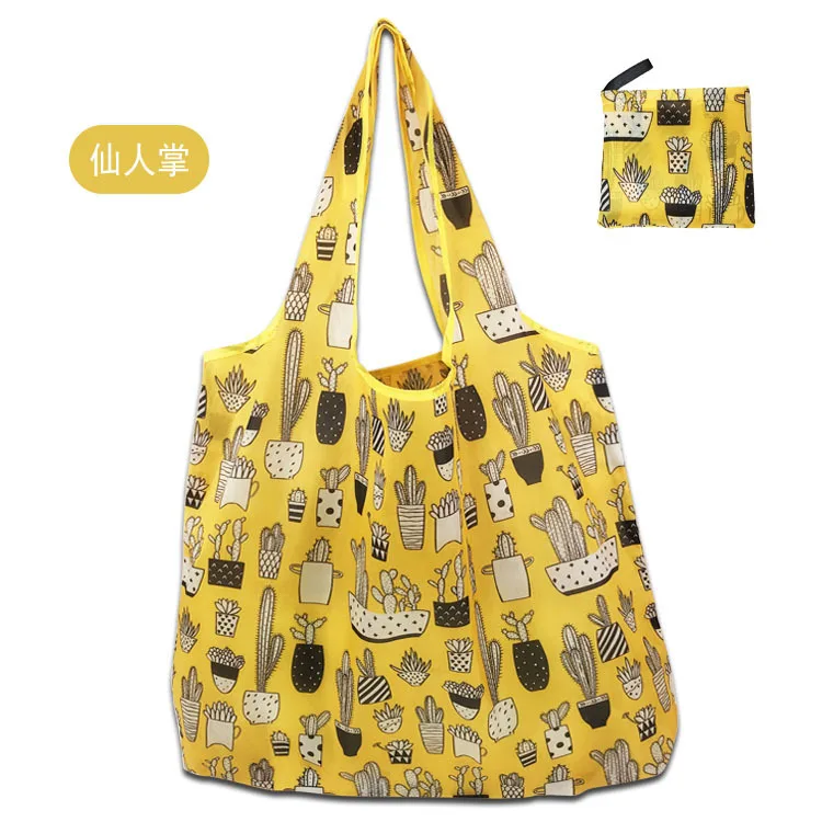 Eco-Friendly Foldable Shopping Tote Bag - Large-Capacity, Fashionable & Convenient
