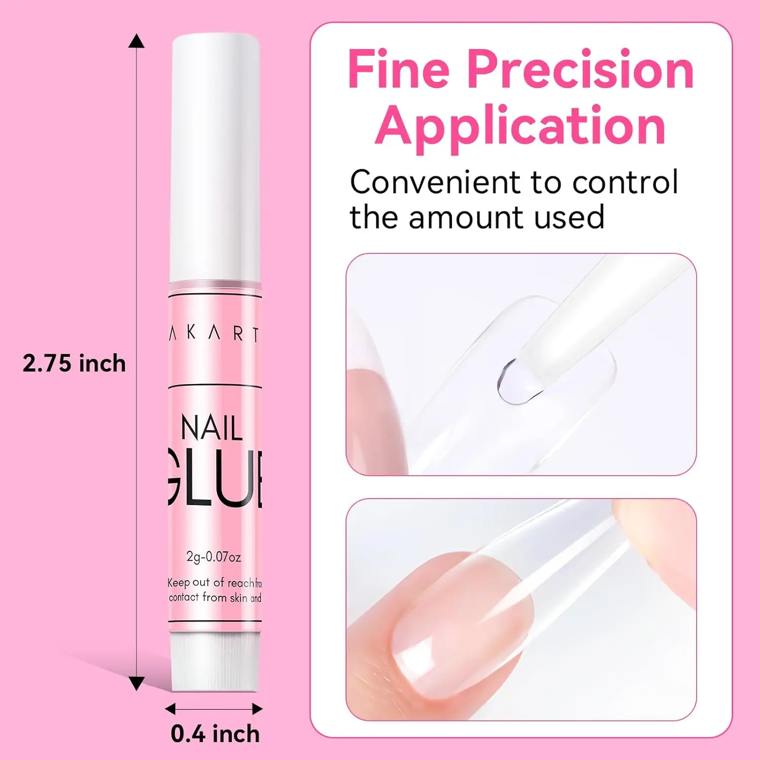 Nail Glue for Acrylic Nails Press On Nails