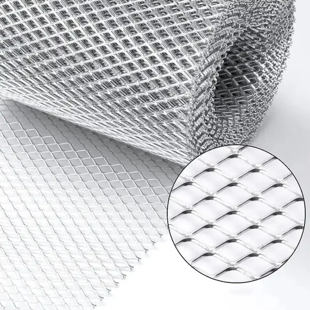 6.1m Gutter Covers Anti-clogging Gutter Guard Waterproof Aluminum Covers Adjustable Floor Mesh Cover Home Mesh Netting