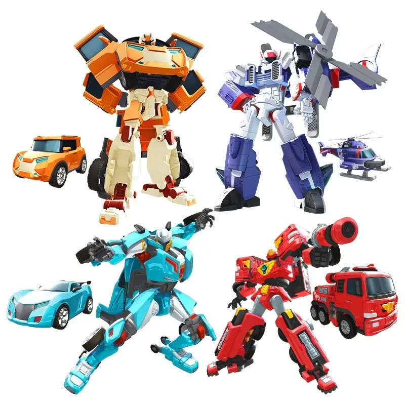 

Robot Car Gift Airplane ABS Toys Korea Cartoon Tobot Toys Deformation Tobot Transformation Children For Anime Big!!! Brothers