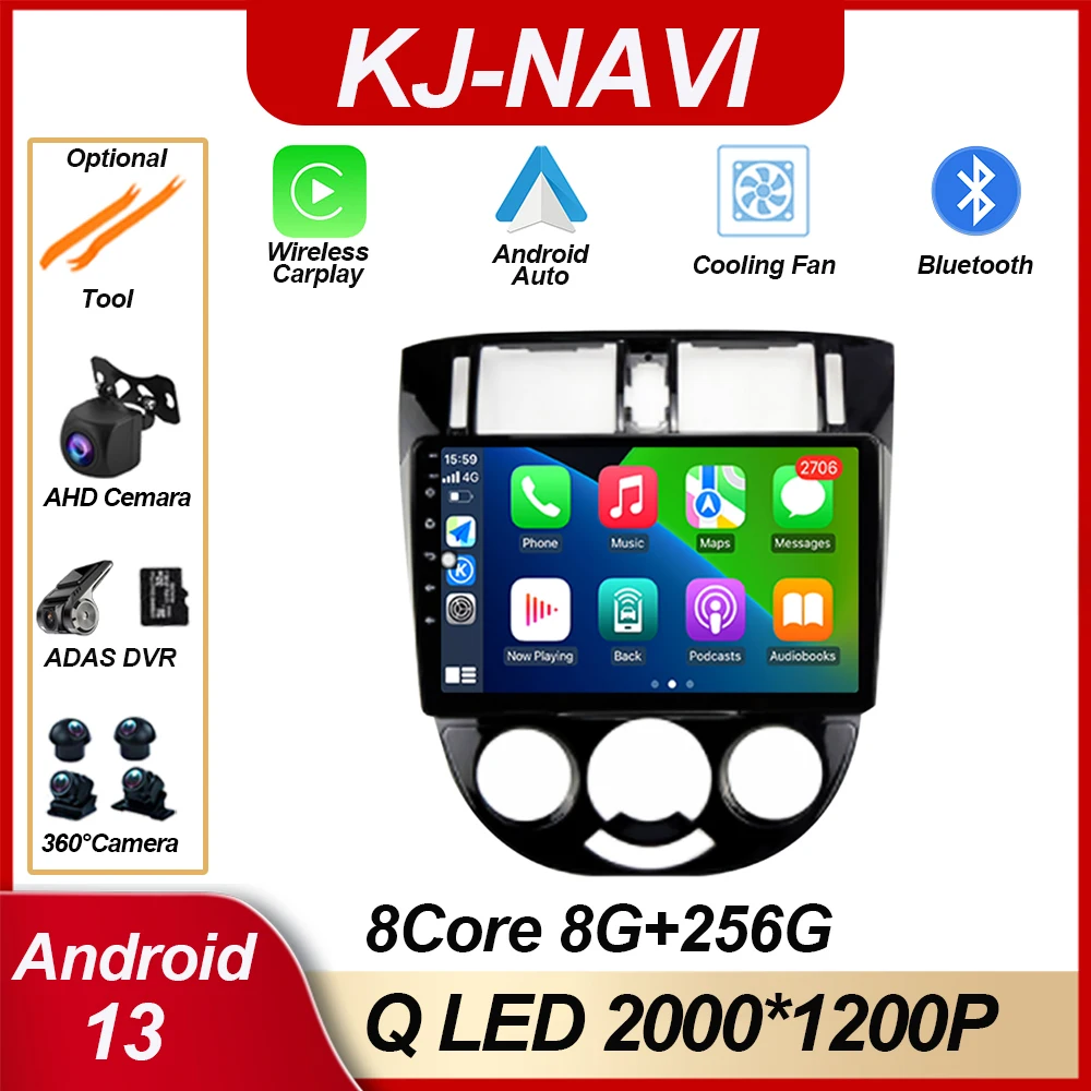

Android 13 For Chevrolet Lacetti J200 Buick Excelle Hrv Daewoo Gentra GPS Bluetooth 10inch 8 Core Internet Navigation Multimedia