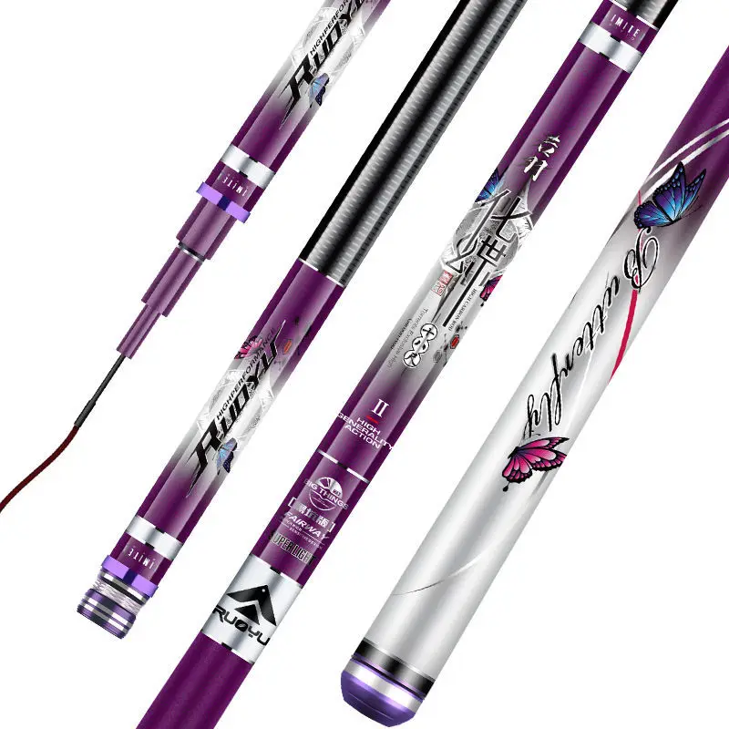 

Ultra Light Power Hand Rod 4H 5H 6H Super Hard Taiwan Fishing Rod 28/19 Tune Heavy Fishing Crucian Carp Fish Pole Vara De Pesca