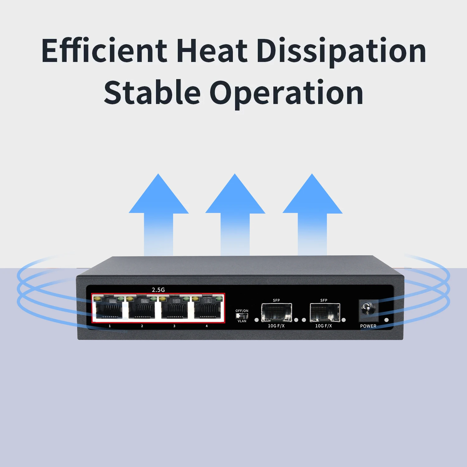 Nenhum POE, Switch de Rede Gigabit, Suporta