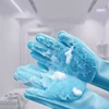 Pet Dog bath accessories Scrub brush Teddy silicone bath gloves anti-scratch and anti-bite bath products