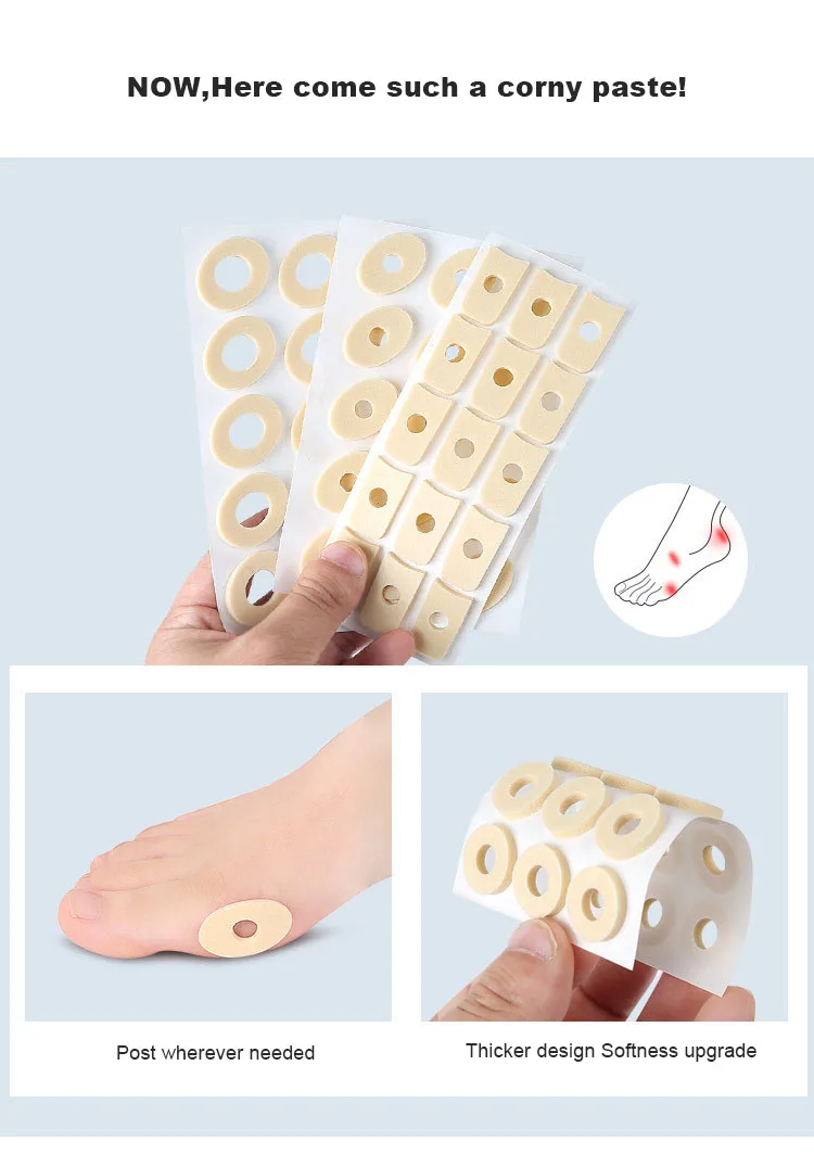 30pcs Sheet Callus Cushions Shoes Heel Pad Foam