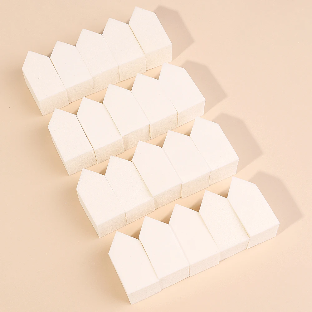 Professional Latex Puff Trapezium Blending Smearing Face Makeup Supplies Foundation Cream Cosmetic Tools Soft Beauty Puffs 4