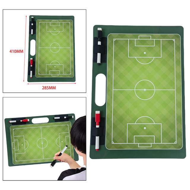 Coaches Clipboard Soccer Gifts Training Equipment Referee Gear Football Coaching Board Marker Board for Teaching Training Coach