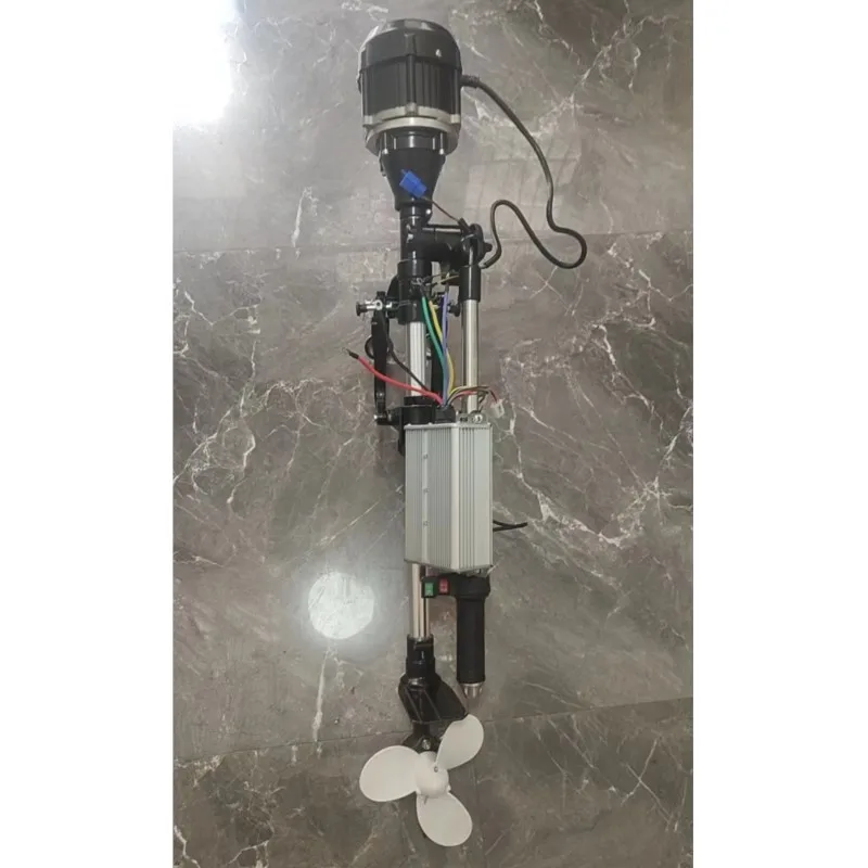 High Power And High Speed Marine Thruster Motor 48v60v72v1000W-2000W Kayak Fishing Boat Motor High Thrust rov underwater thruster waterproof built in two way electric adjustable brushless power unmanned boat motor competition