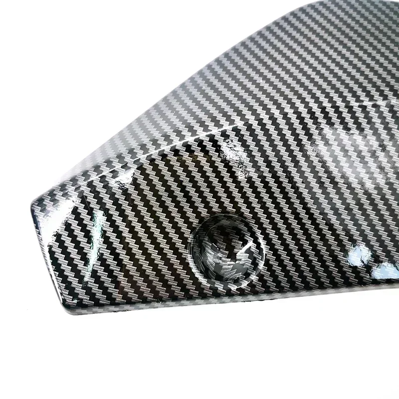 Carbon Fiber /Black Winglets Side Skirt Extensio Car Rear Bumper Strip Lip Spoiler Diffuser Splitter Scratch Protector Universal