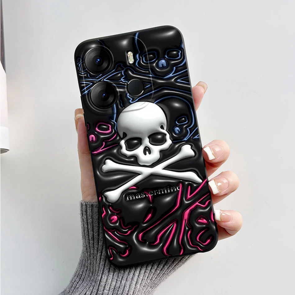 Luxury Marble Soft Silicone Phone Case - Tecno Pop 7 Series