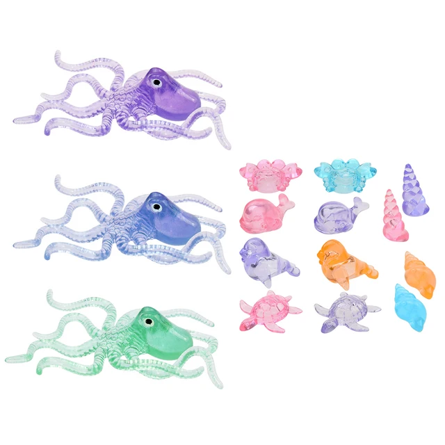 3/12pcs Children Summer Diving Toy Swimming Pool Underwater Octopus Shape Kids Training Water Games Gifts Random Color 1