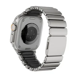 Luxury Luminous Magnetic Watch Strap Bracelet - Redmi Watch 5 (Titanium black)