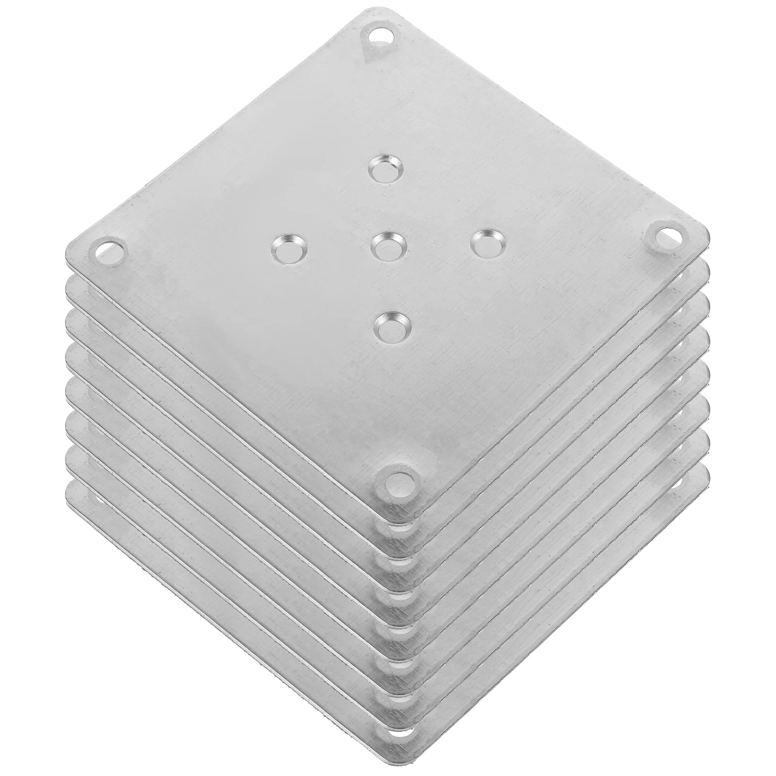 8 Pcs Furniture Sofa Legs Thickened Metal Table Connection Fixing Piece Mounting Plates for Seat