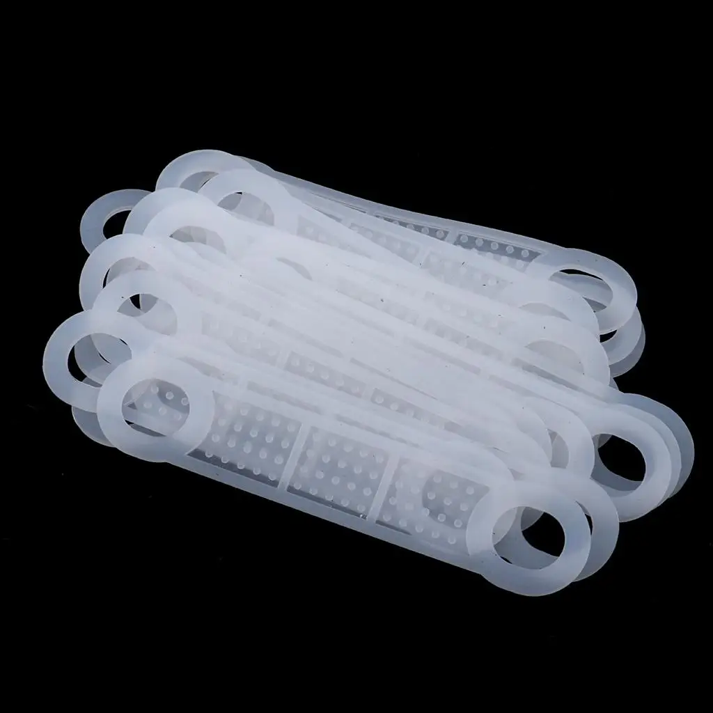 50 Silicone Hanger Grips Practical Stretchable Anti-Slip Strips Cover