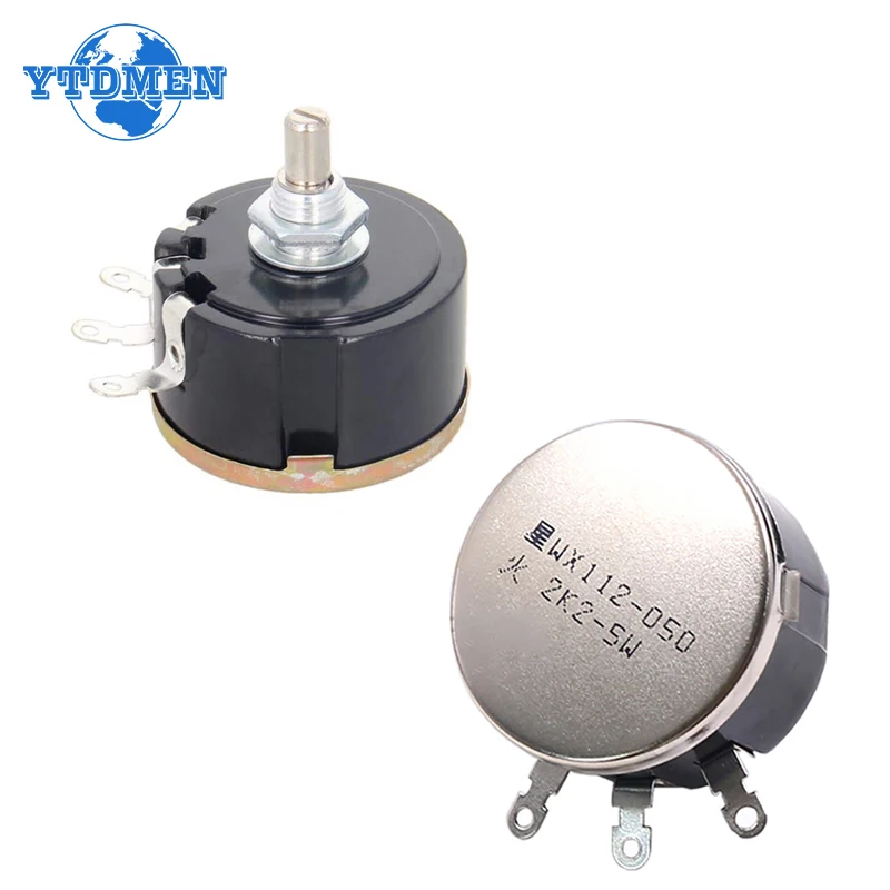 

2PCS WX112(050) 5W WireWound Potentiometer WX050 100-47K Ohm Single Turn Potentiometers Variable Resistor