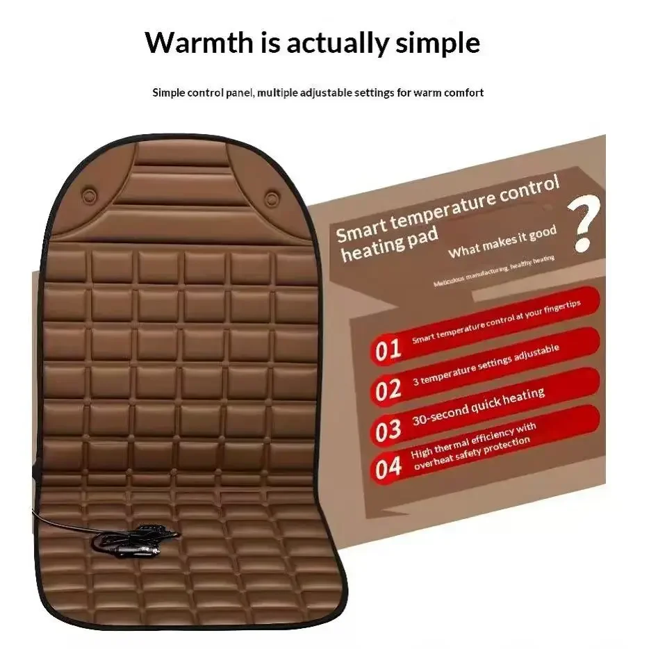 Car Heated Seat Cushion Electric 12V