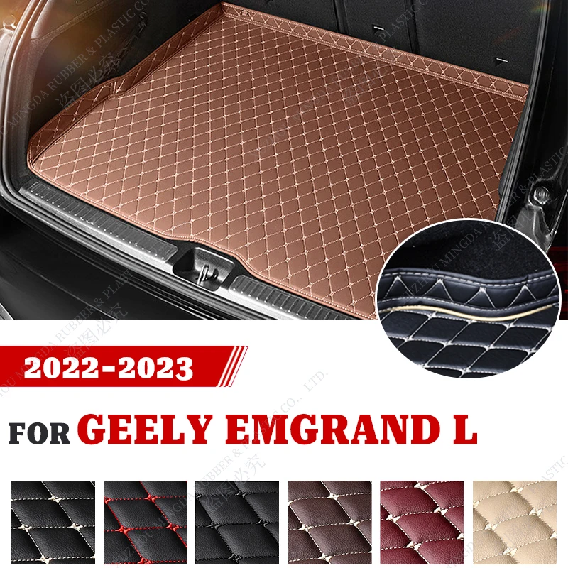 

Водонепроницаемый боковой коврик для багажника автомобиля GEELY EMGRAND L 2022 2023, аксессуары для автомобиля на заказ, украшение интерьера автомобиля