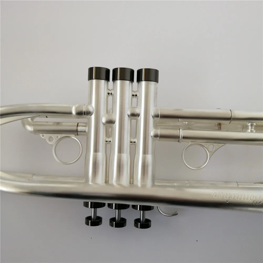 XYTR-HS brush silver professional Bb key trumpet Saturn water key trompete