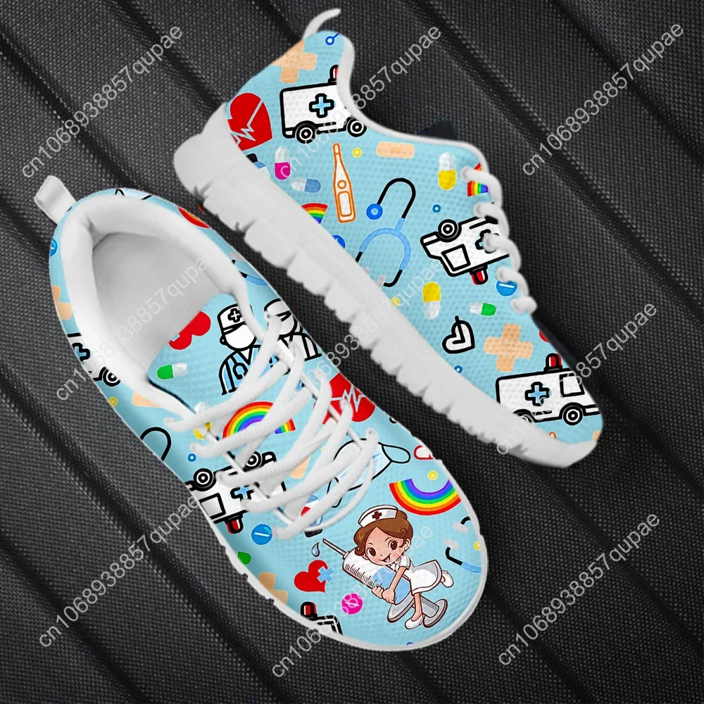 New Nurse Shoes Classic Cartoon Nurse Sports Shoes Mens Womens Children Sneakers Casual Custom High Quality Couple Shoes 2