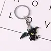 Cartoon Toothless Dragon Keychain Couple DIY Pendant, Men's and Women's Ring Inlaid with Personalized Creative New Style 6