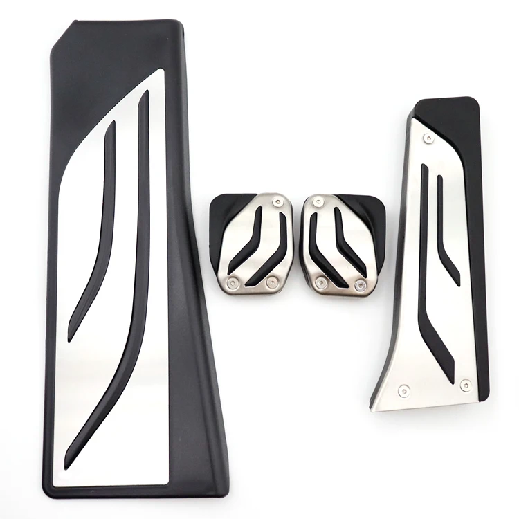 Car Foot Pedal Accelerator Brake Pedal Cover Accessories For BMW 5 6 7 Series F01 F07 F10 F11 F06 F13 X3 F25 X4 F26 Z4 E89 E85
