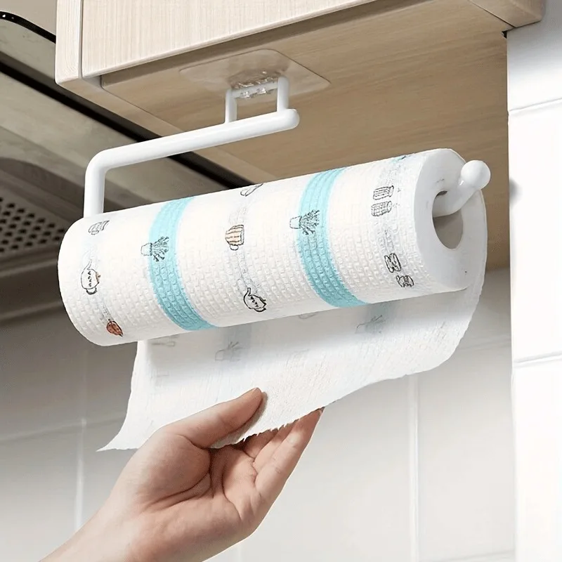 1PC Towel Rack Over Door Towel Bar Hanging Holder Bathroom Kitchen Cabinet Rag Shelf Hanger