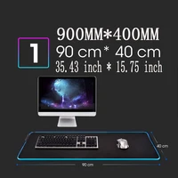 Large Game RGB Mouse Pad Chinese Dragon Gaming Accessories HD Print Computer Keyboard LED Mousepad XXL PC Gamer Laptop Desk Mat - Image 5